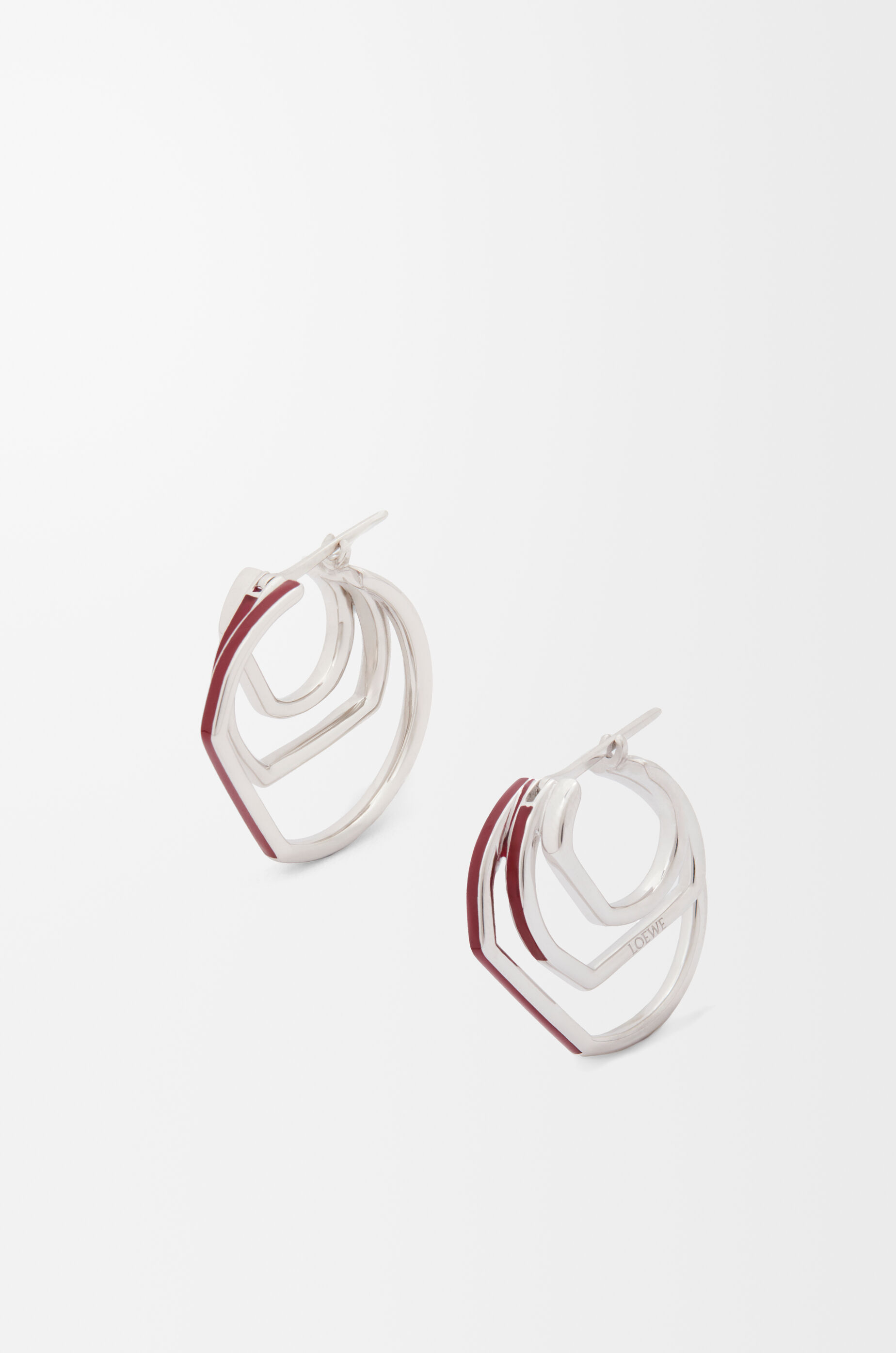 LOEWE フープピアス シルバー 正規品｜レディース