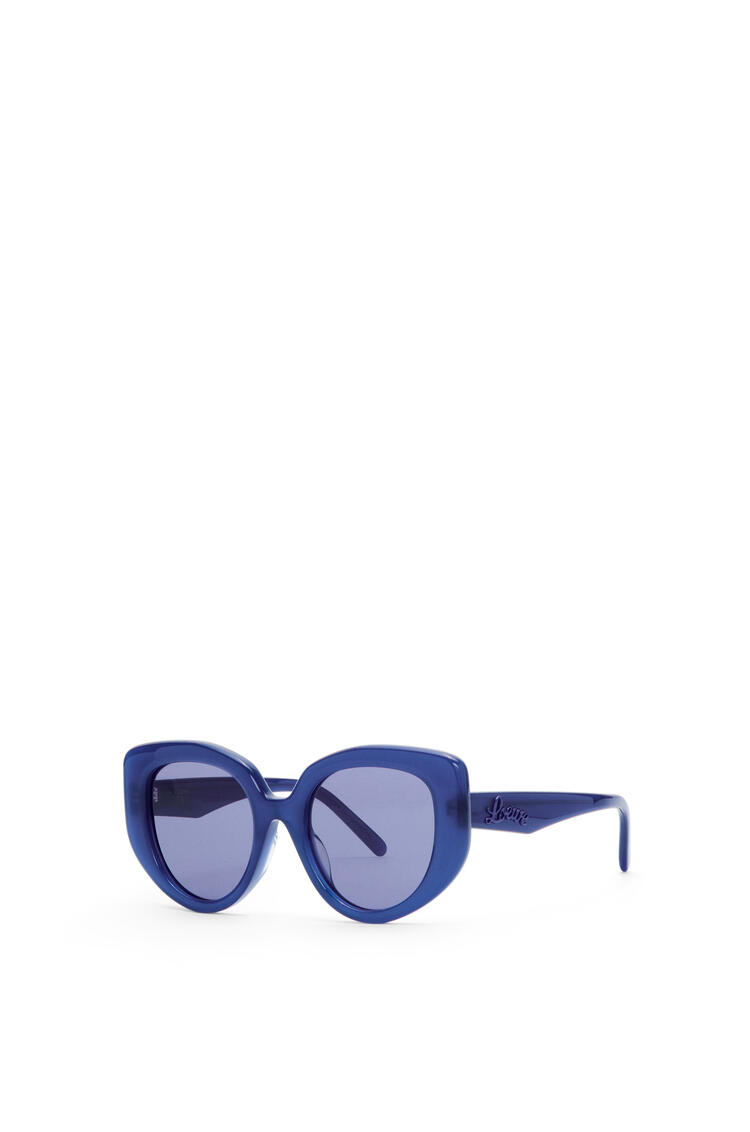 LOEWE Butterfly sunglasses in acetate Midnight Blue