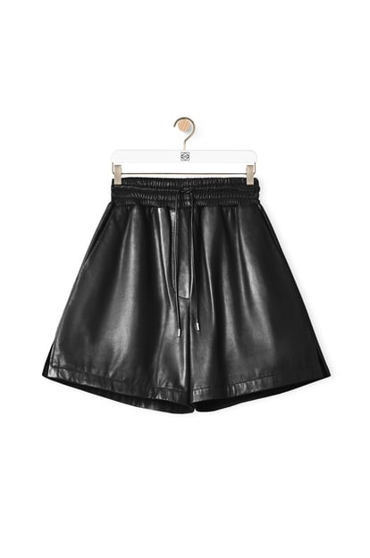 LOEWE Shorts in nappa lambskin Black