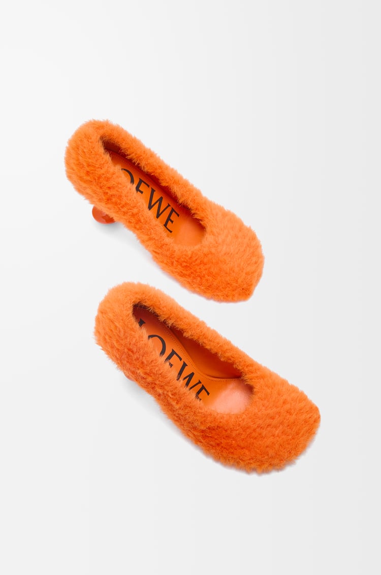 LOEWE トイ パンプス（ニット） ビビッドオレンジ