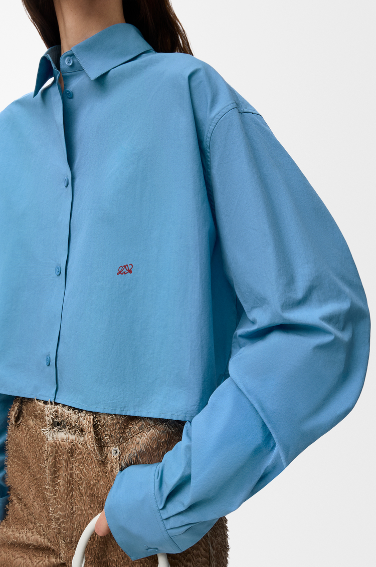 LOEWE Shirt in cotton Blue