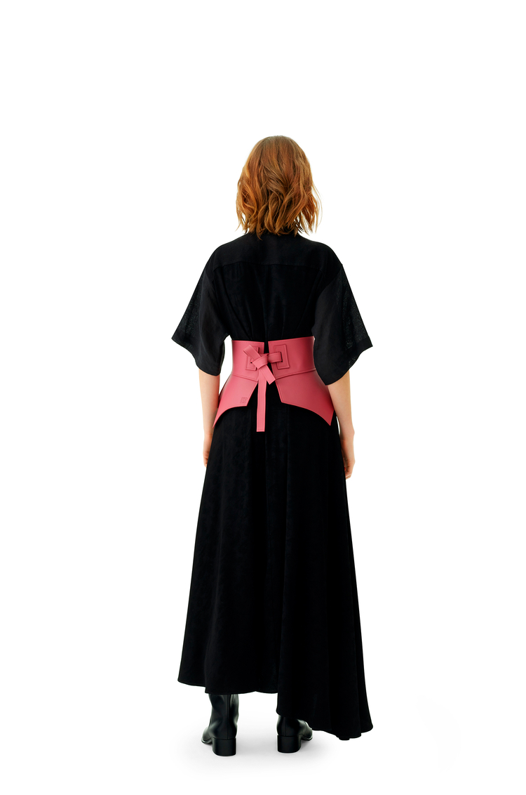 LOEWE Obi belt in nappa Pink
