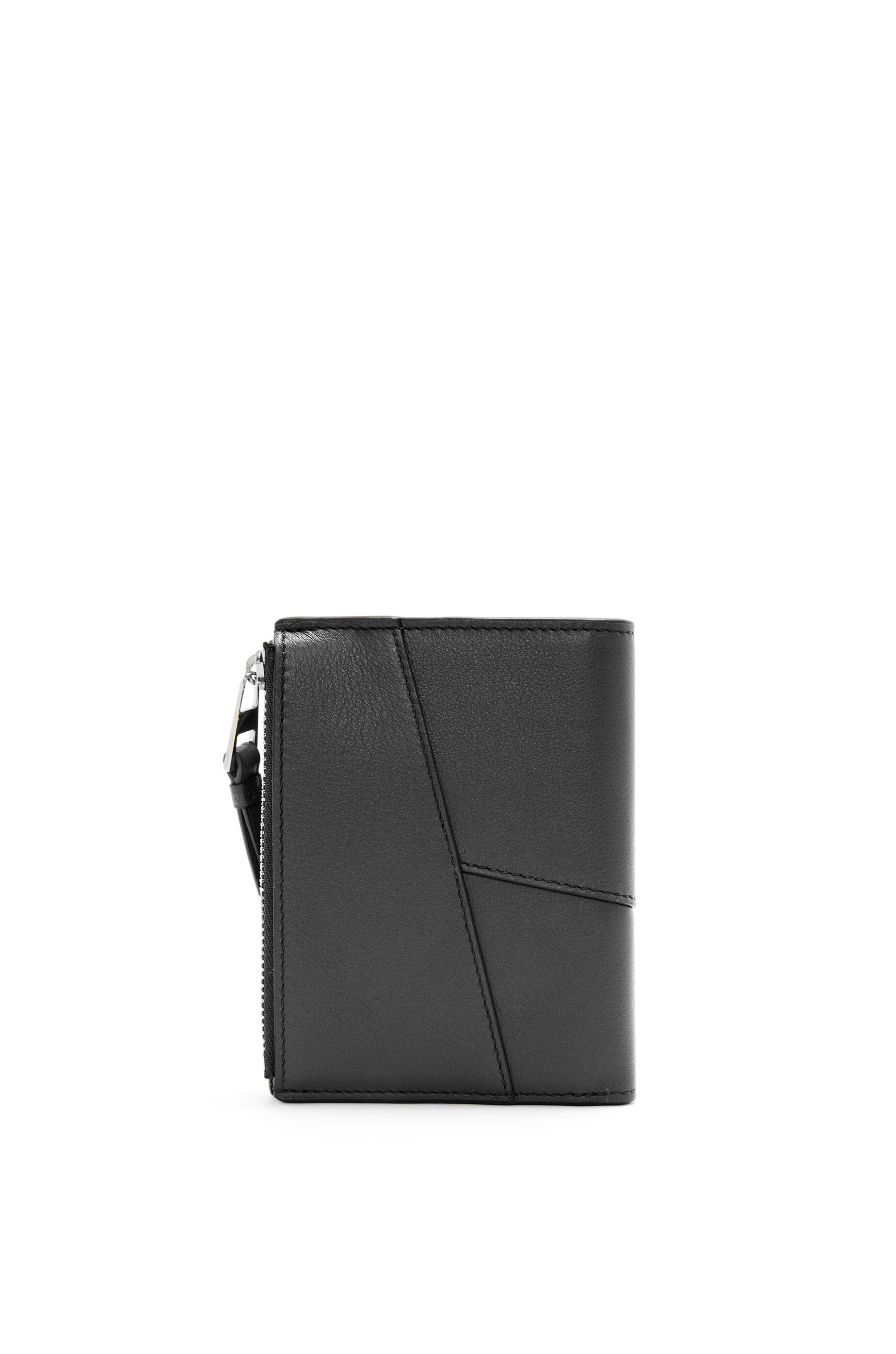 パズル スリム コンパクト ウォレット（クラシックカーフ） ブラック - LOEWE
