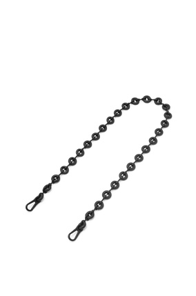 LOEWE Donut chain strap in metal Black