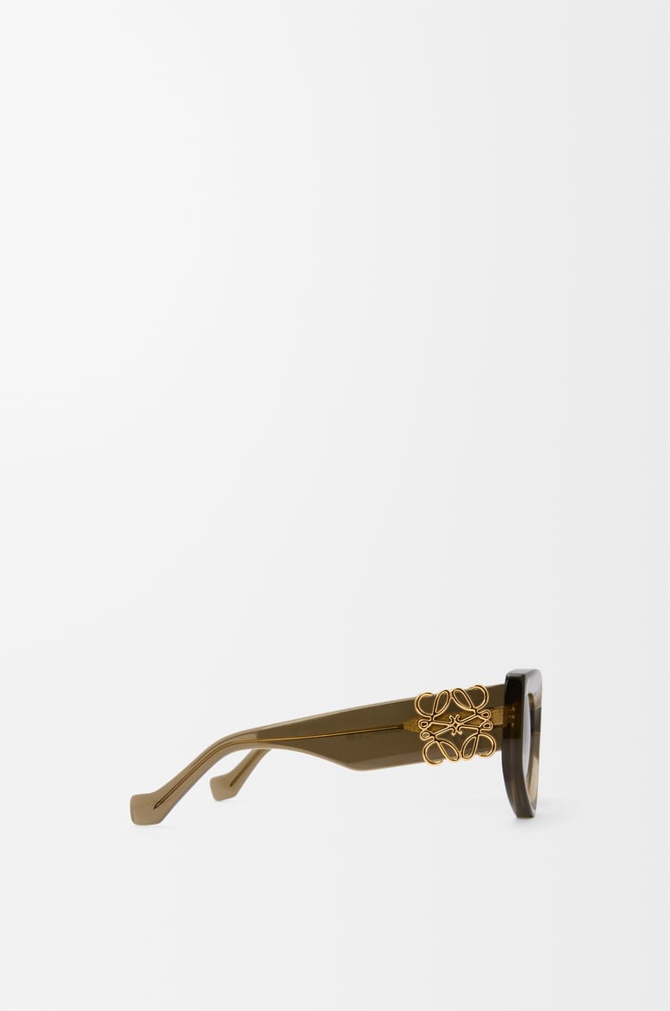 LOEWE Diamond 太陽眼鏡 透明卡其色