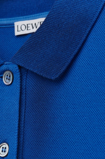 LOEWE Polo dress in cotton 希臘藍 plp_rd
