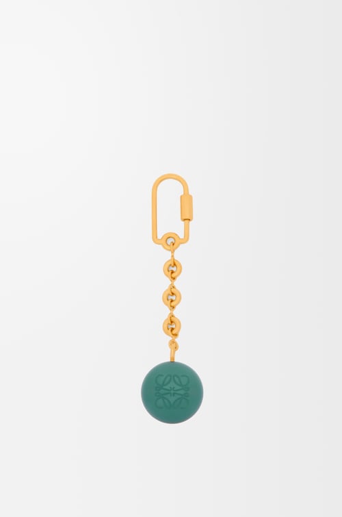 LOEWE ペブル キーリング ベチバー/ゴールド