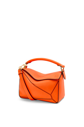 LOEWE Small Puzzle bag in classic calfskin Orange plp_rd