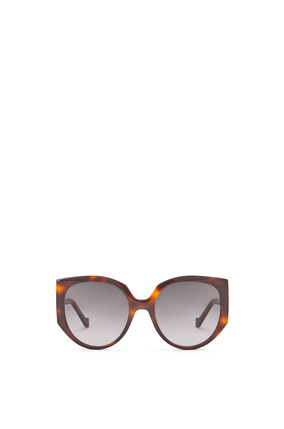 LOEWE Butterfly sunglasses in acetate Shiny Blonde Havana/Smoke plp_rd
