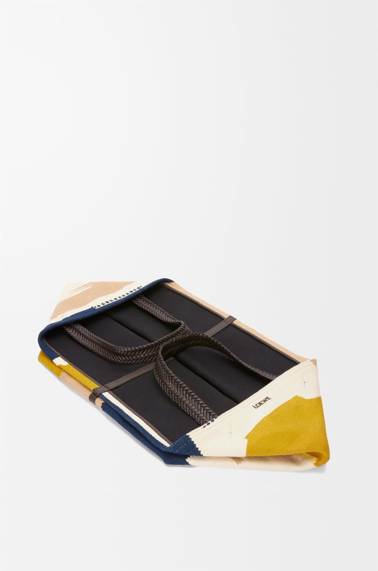 LOEWE 超大号帆布 Puzzle Fold 手袋 多色