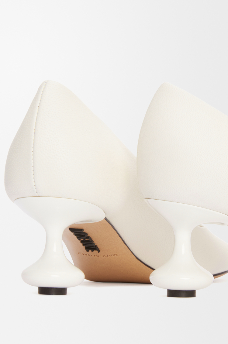 LOEWE Toy pump in goatskin White