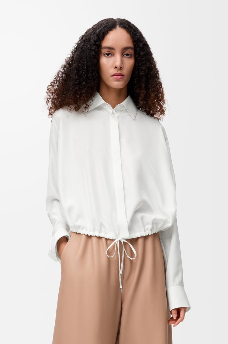 LOEWE バルーン シャツ（シルク） ホワイト