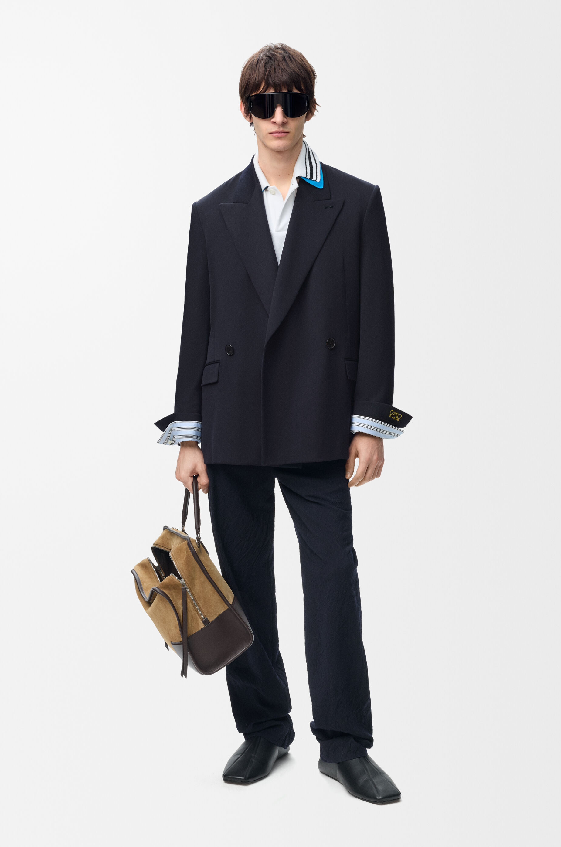 りん★RalphLaurenダブルブレストジャケットウール ダブルブレスト ジャケット（ウールブレンド） ブルー - ロエベ 日本
