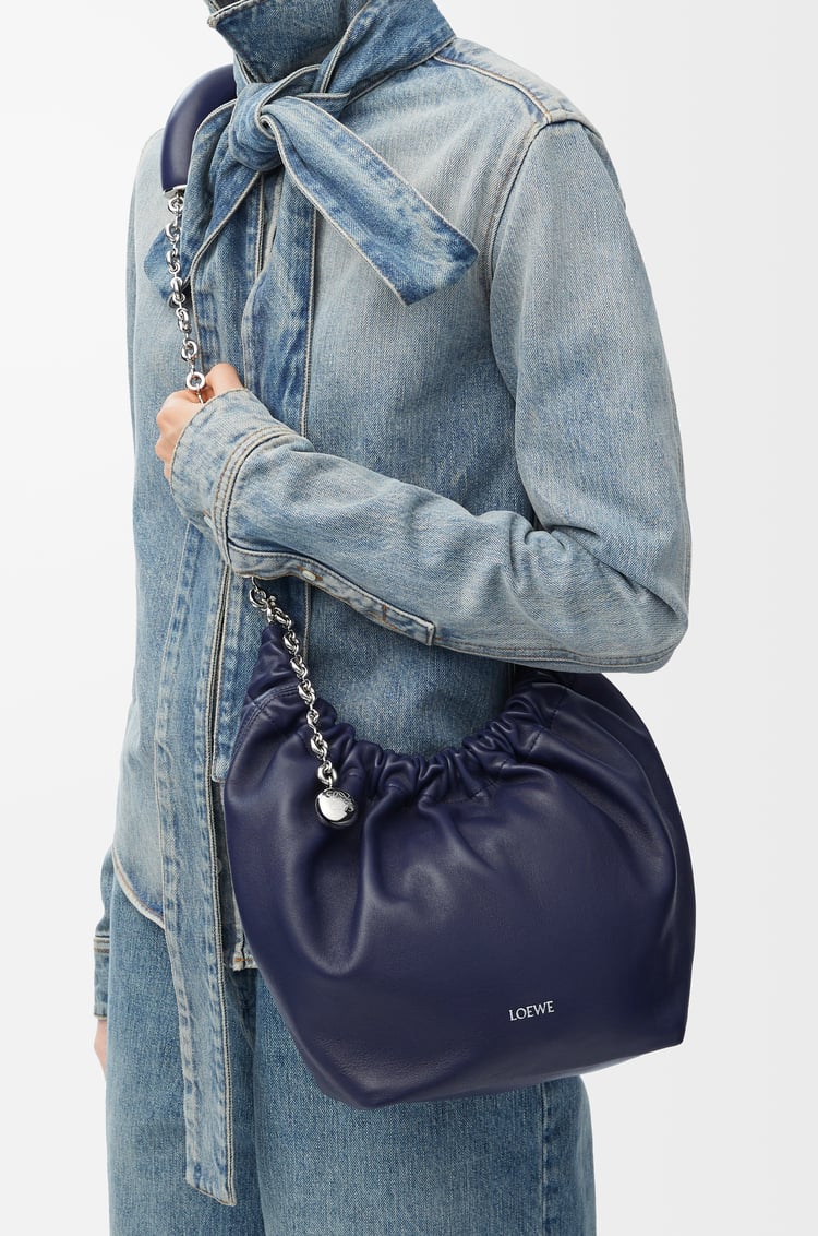 LOEWE スクイーズバッグ スモール（メローナパラム） アビスブルー