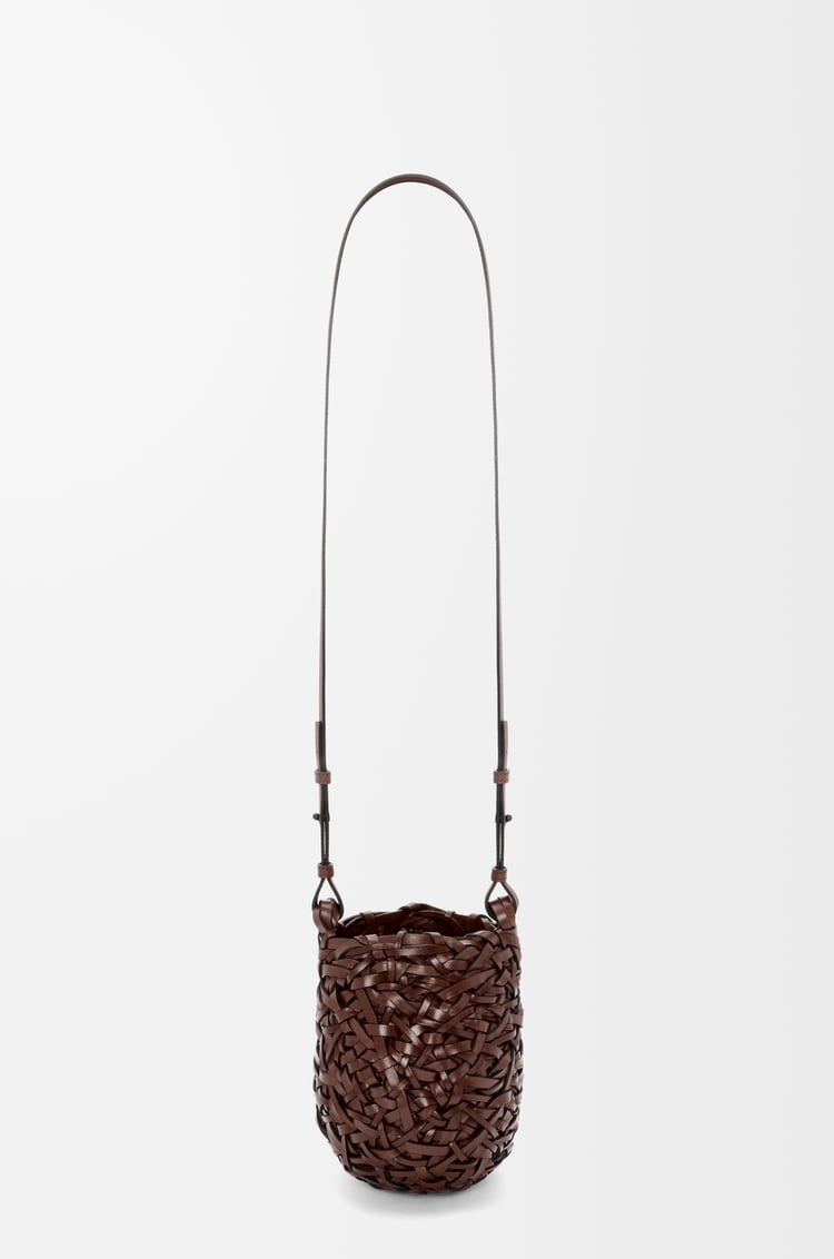 LOEWE ネスト バスケットバッグ スモール（カーフ） チェスナット