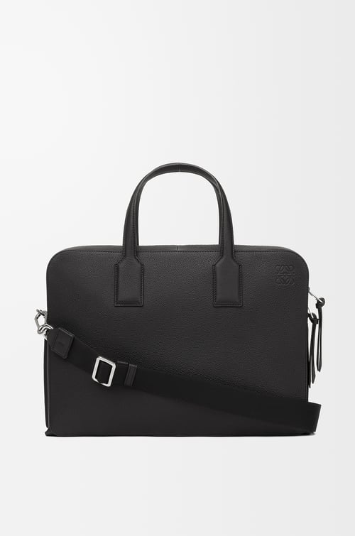 LOEWE Maletín Goya en piel de ternera Negro