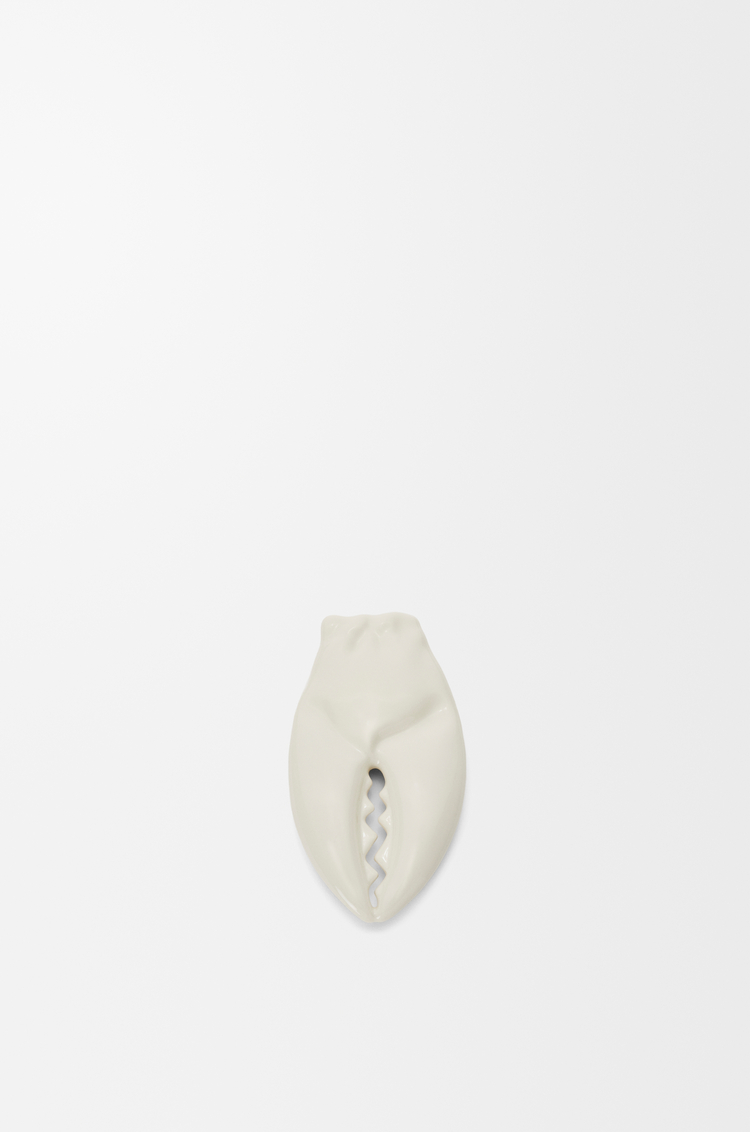 LOEWE Broche Claw Blanco Roto