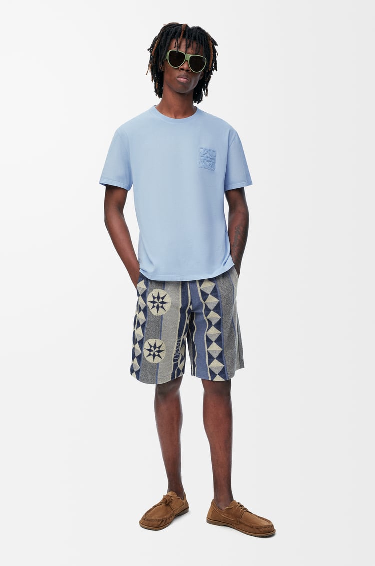 LOEWE Relaxed fit T-shirt in cotton Sky Blue