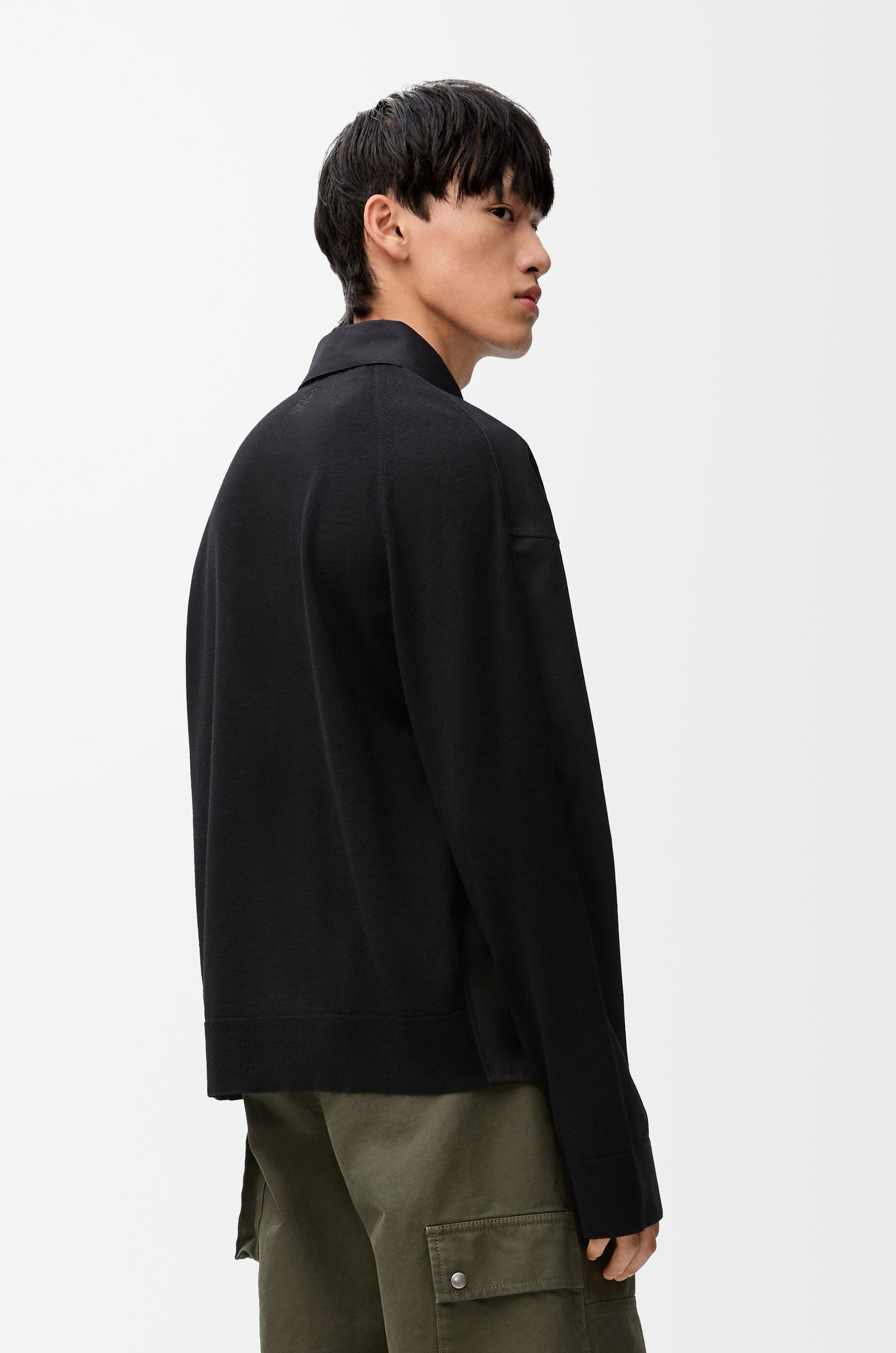 オーバーシャツ（ウール&カシミヤブレンド） グレー - LOEWE