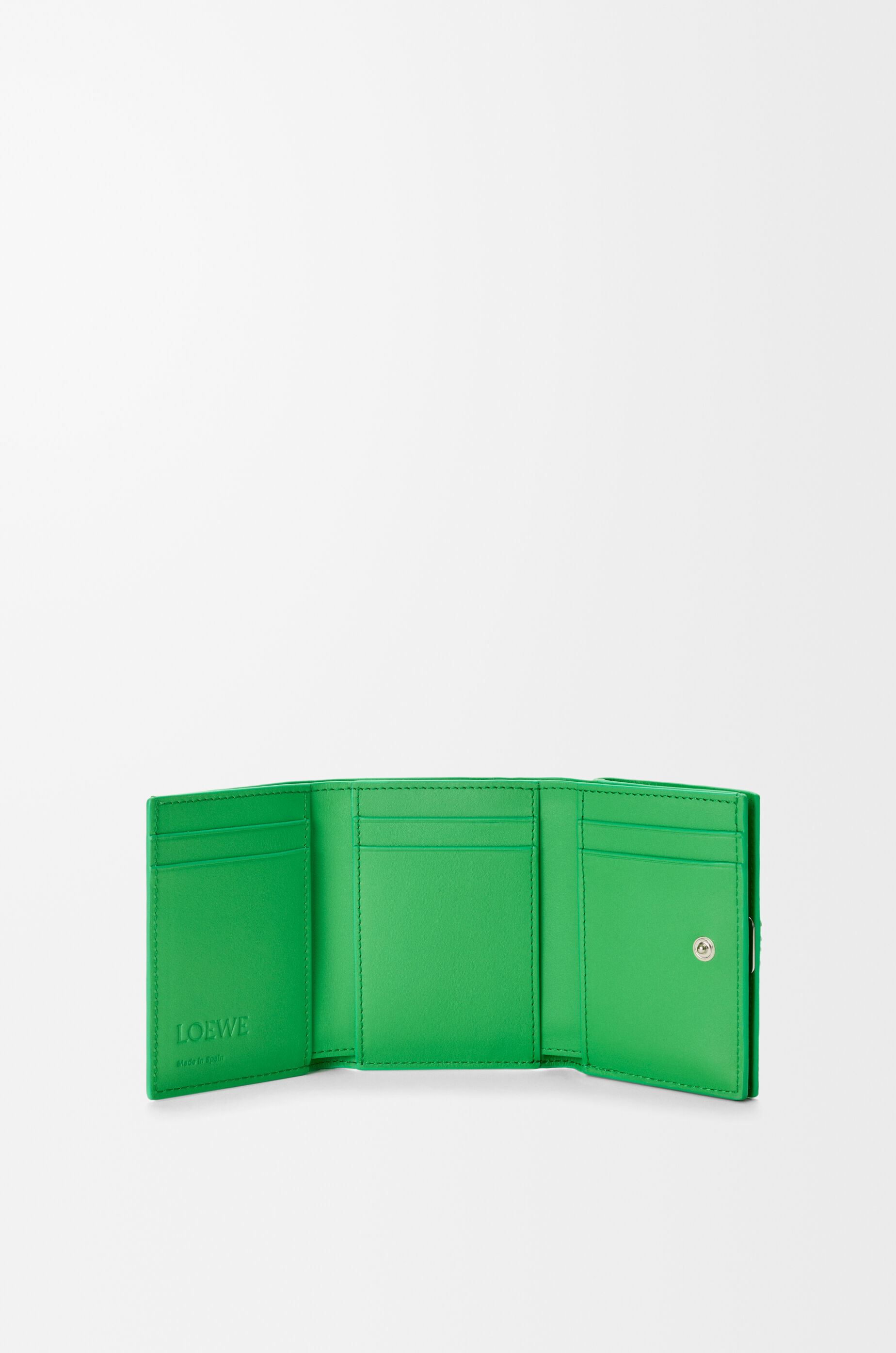 せっつん様。専用☆LOEWEアナグラム 二つ折り財布 ライム アナグラム トライフォールド ウォレット（ペブルグレインカーフ