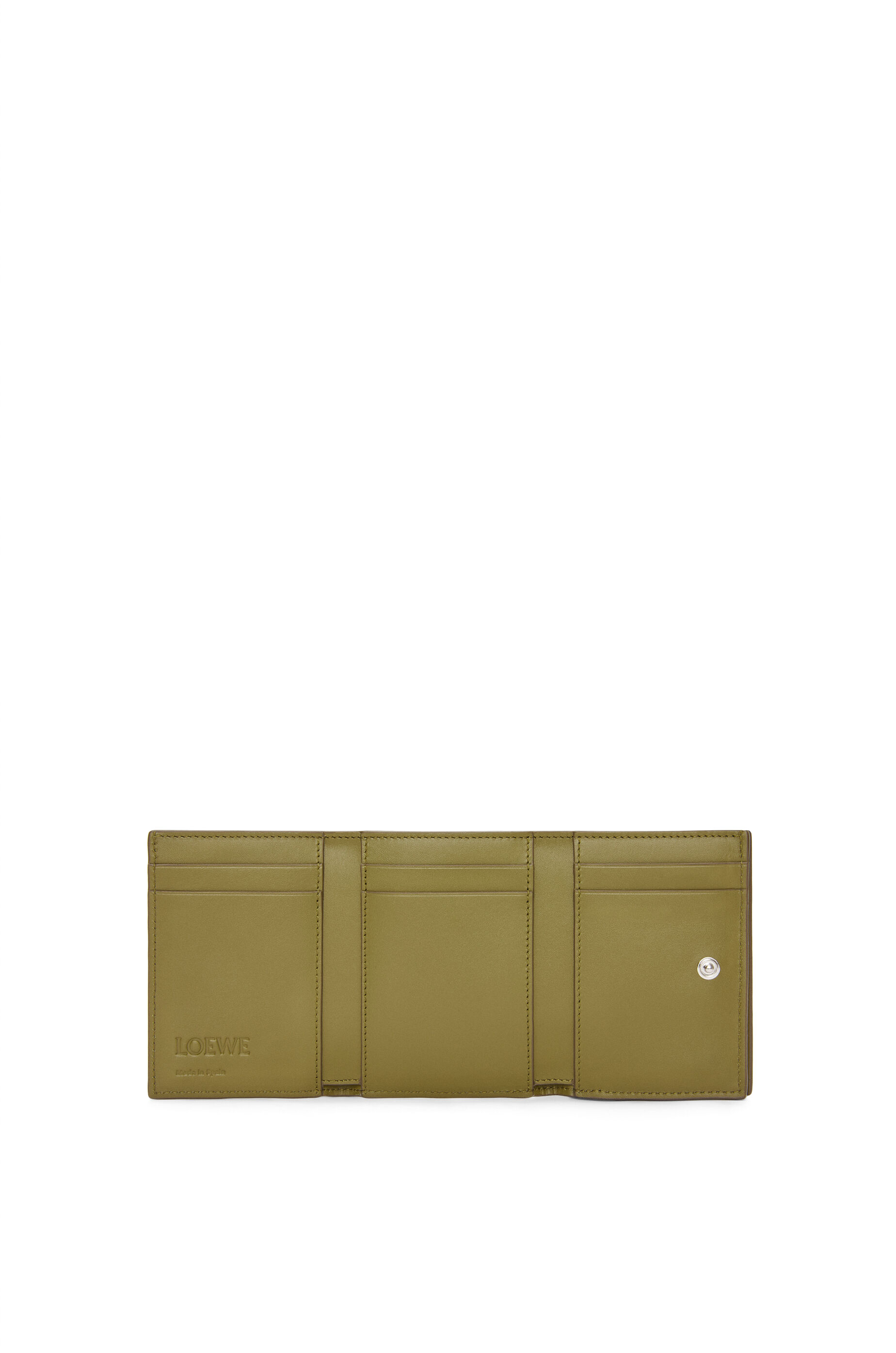 トライフォールド ウォレット（ソフトグレインカーフ） オリーブ - LOEWE