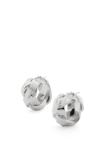 LOEWE Nest hoop earrings in sterling silver Silver plp_rd