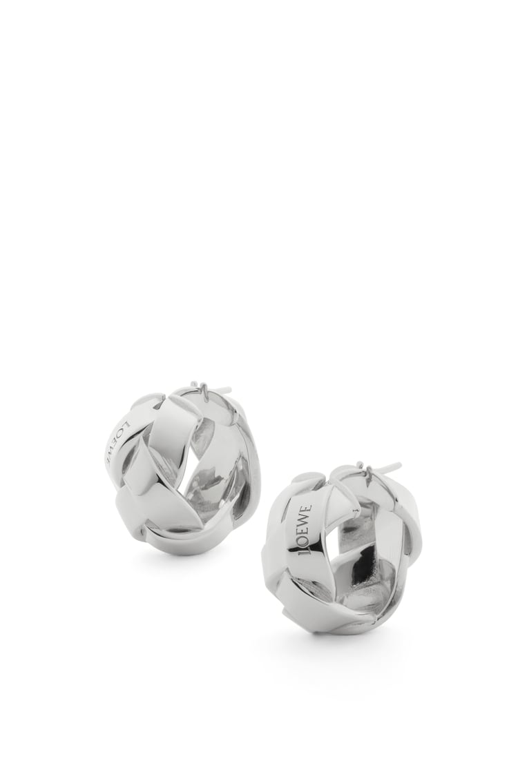 LOEWE Nest hoop earrings in sterling silver Silver