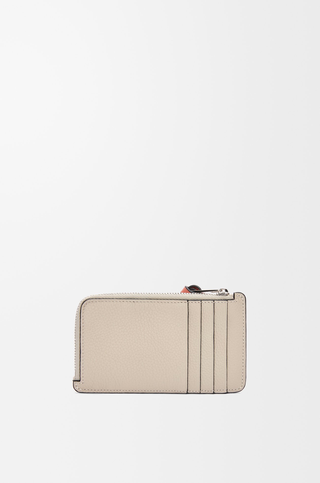 LOEWE Coin cardholder in soft grained calfskin Light Oat/Honey plp_rd