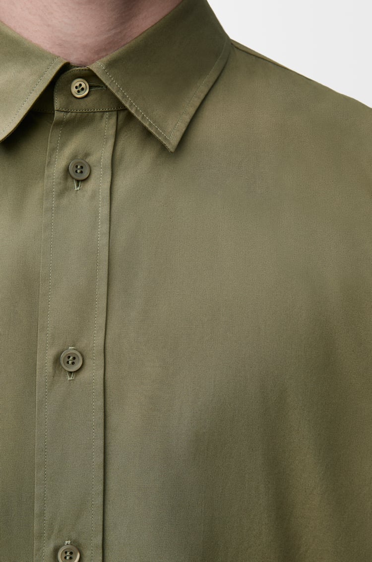 LOEWE Shirt in cotton Khaki Green