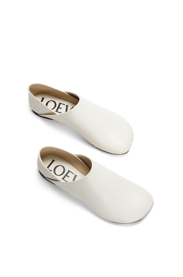 LOEWE Toy slipper in goatskin White