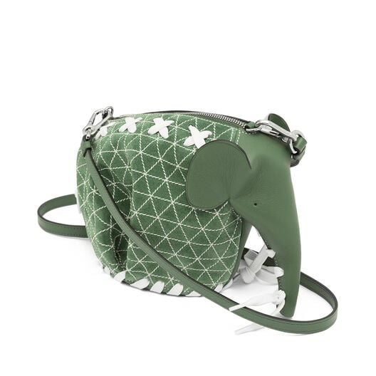 LOEWE Bolso Mini Elefante Sneakers Verde LOEWE Bolso Mini Elefante Sneakers Verde all