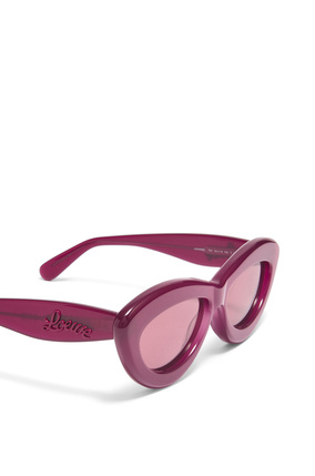LOEWE Cateye sunglasses in acetate Cherry