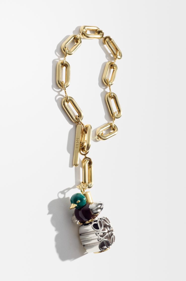 LOEWE アナグラム ボンベ ダイス シルバー