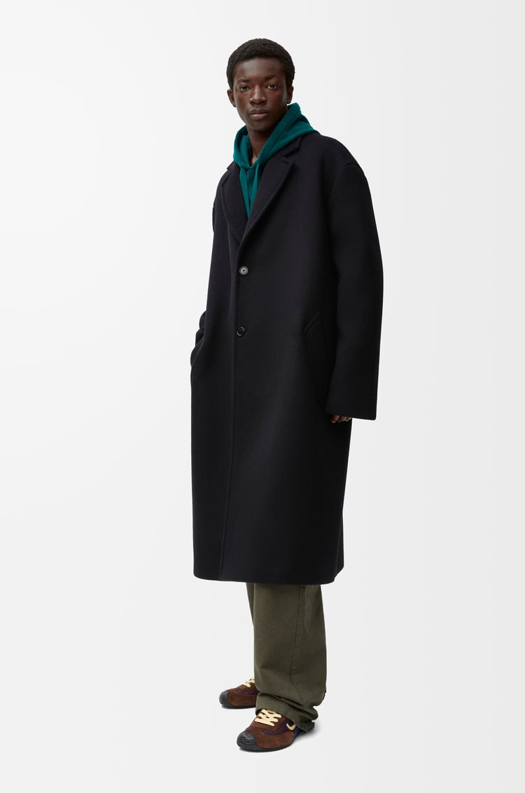 LOEWE Coat in wool Black