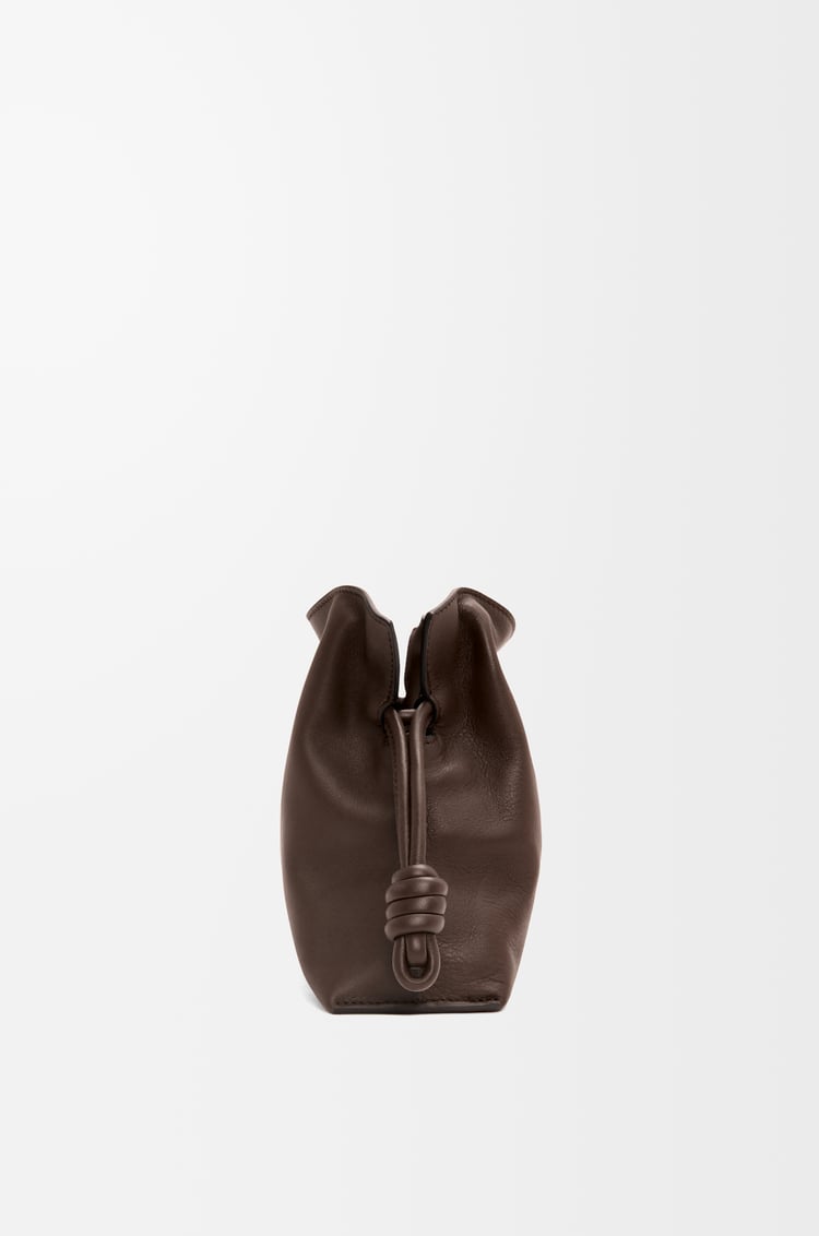 LOEWE フラメンコクラッチ ミニ（ナパカーフ） チョコレート
