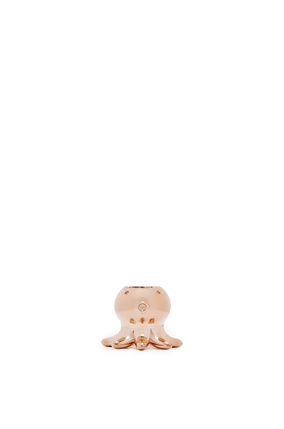 LOEWE Small octopus dice in brass and enamel Rose Gold plp_rd