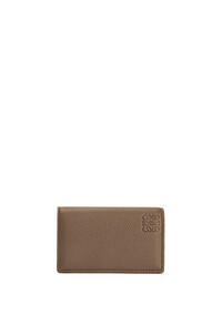 LOEWE Business cardholder in soft grained calfskin Dark Moss pdp_rd