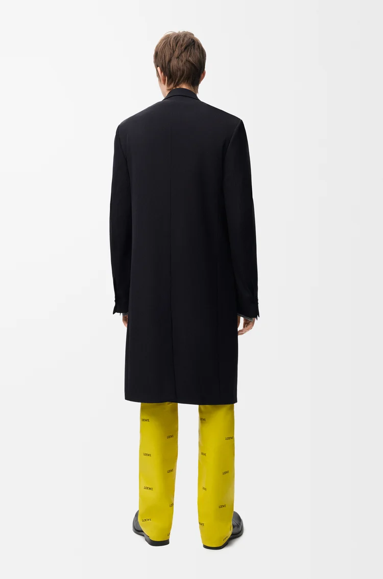 LOEWE Coat in wool Dark Navy