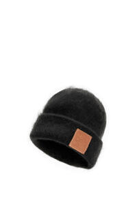 LOEWE Beanie in mohair Black