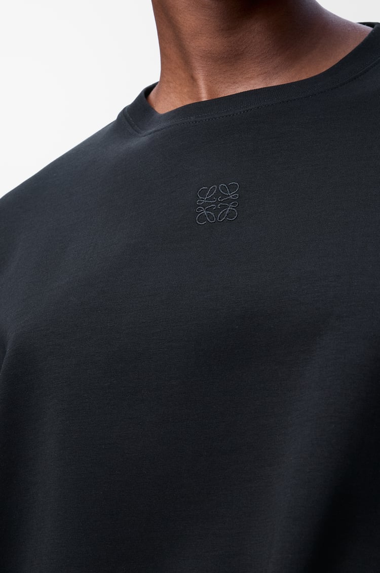LOEWE Cropped T-shirt in cotton Black