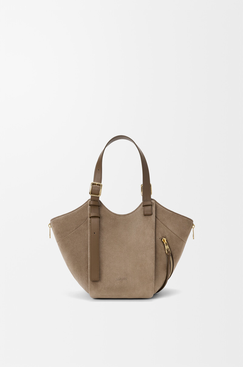 Hammock Flip bag in suede by LOEWE