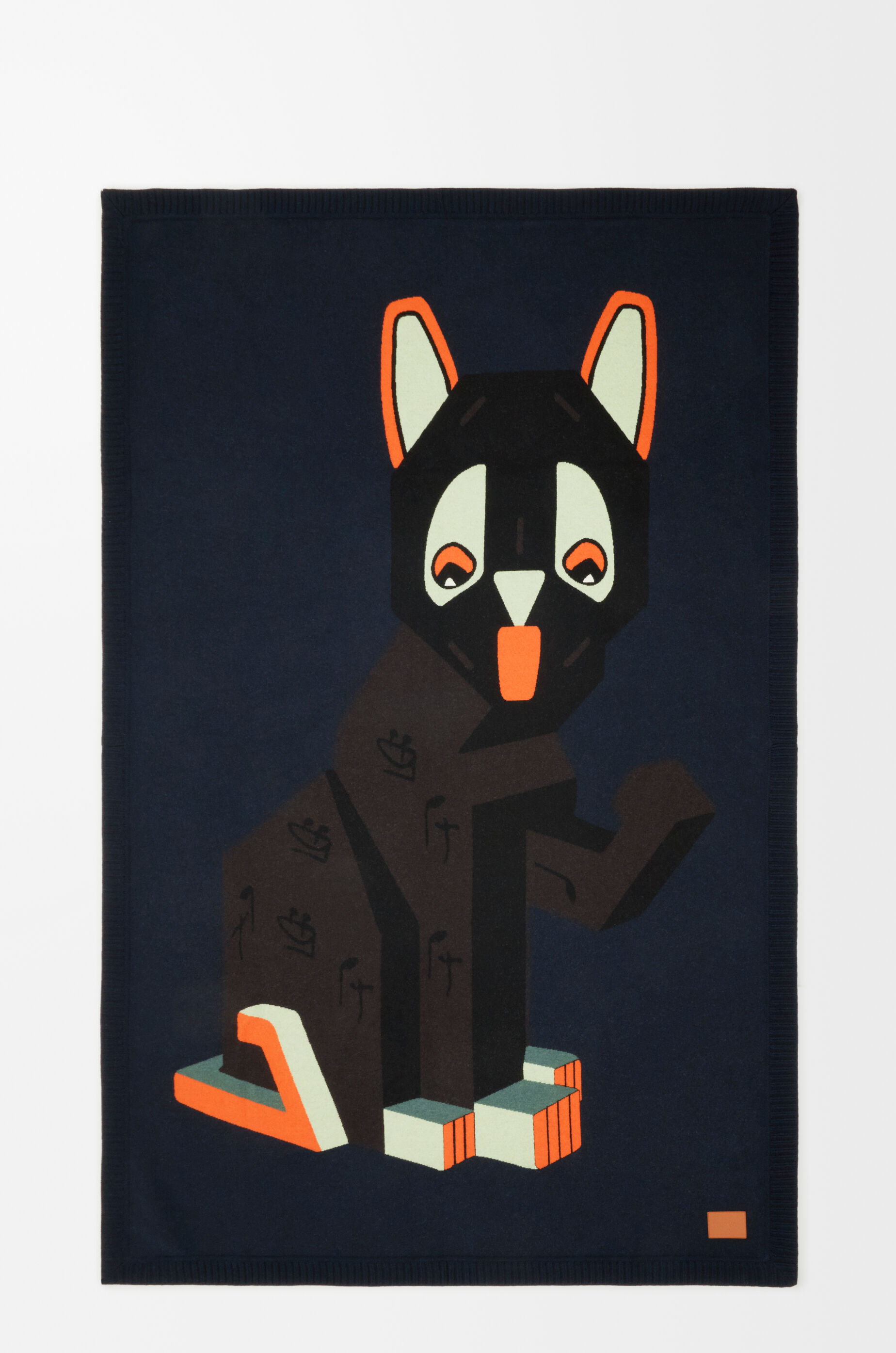 ブランケット（ウール） ブルー - LOEWE