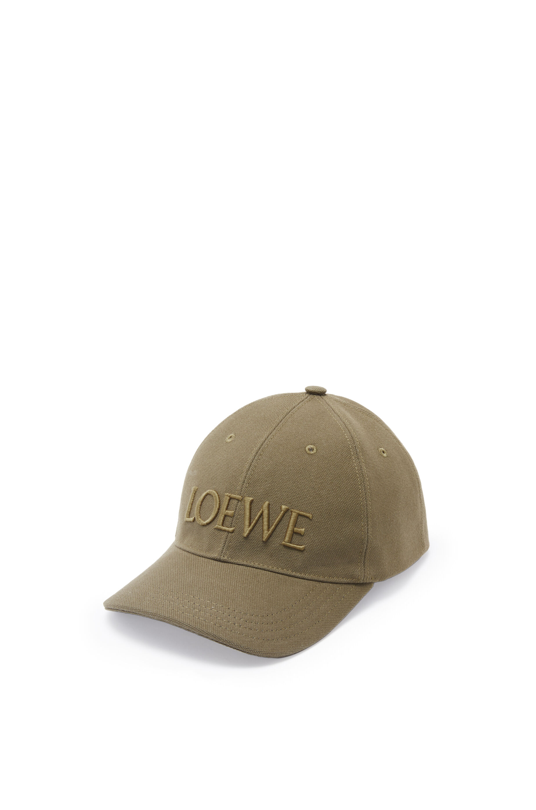 Cap in canvas Soft White - LOEWE
