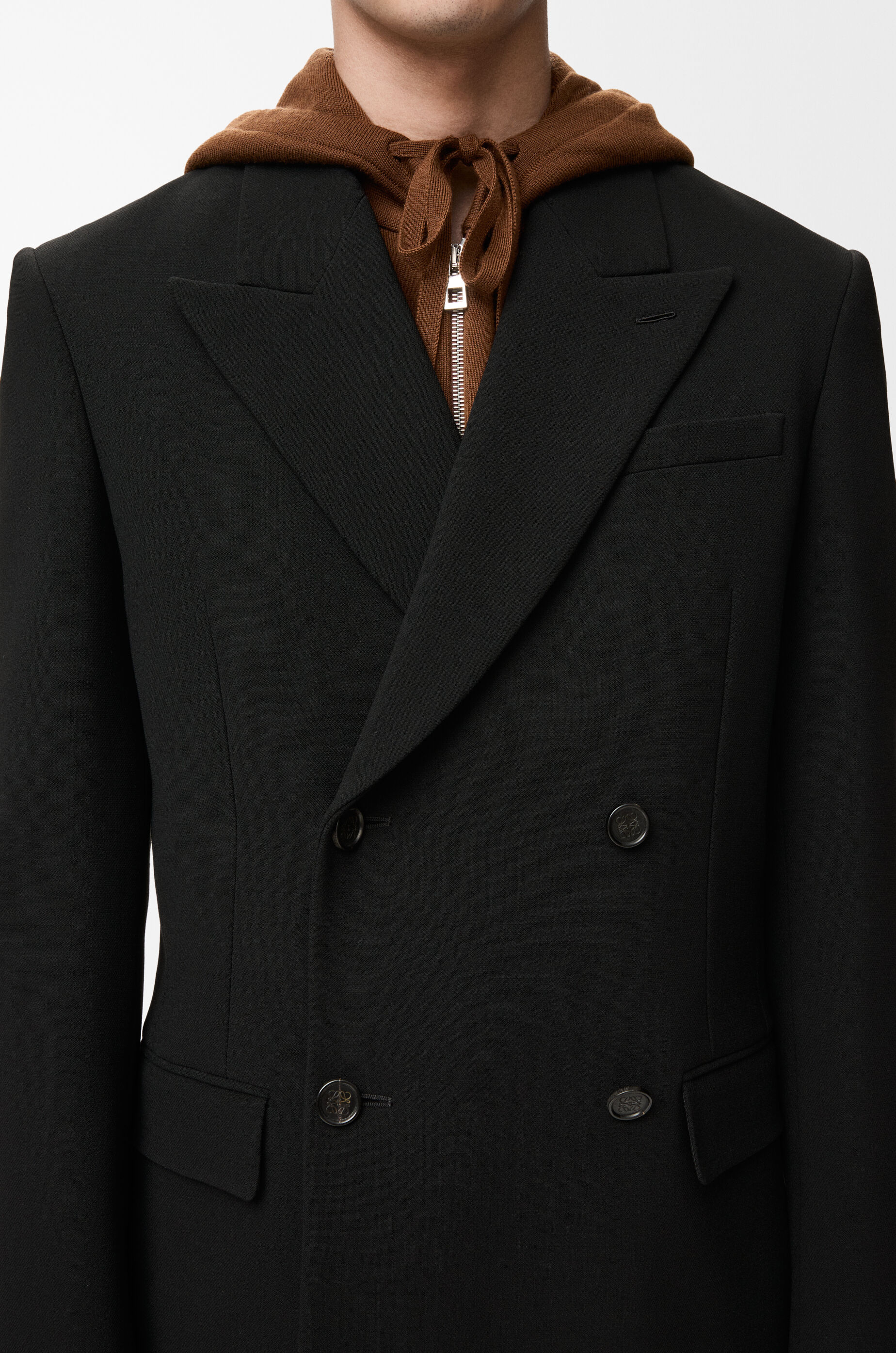 LOEWE ダブルブレストジャケット ダブルブレスト ジャケット（ウール） ブラック - LOEWE