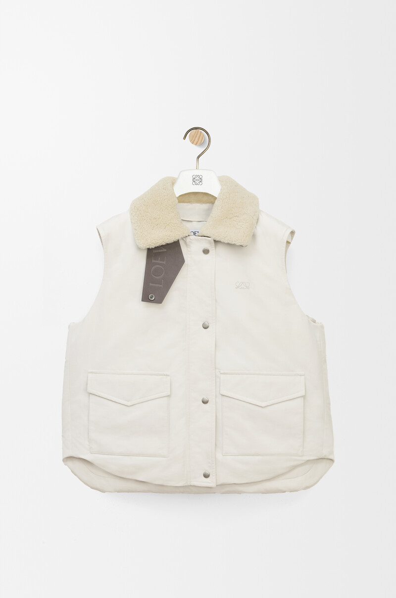 Sleeveless vest in technical cotton by LOEWE