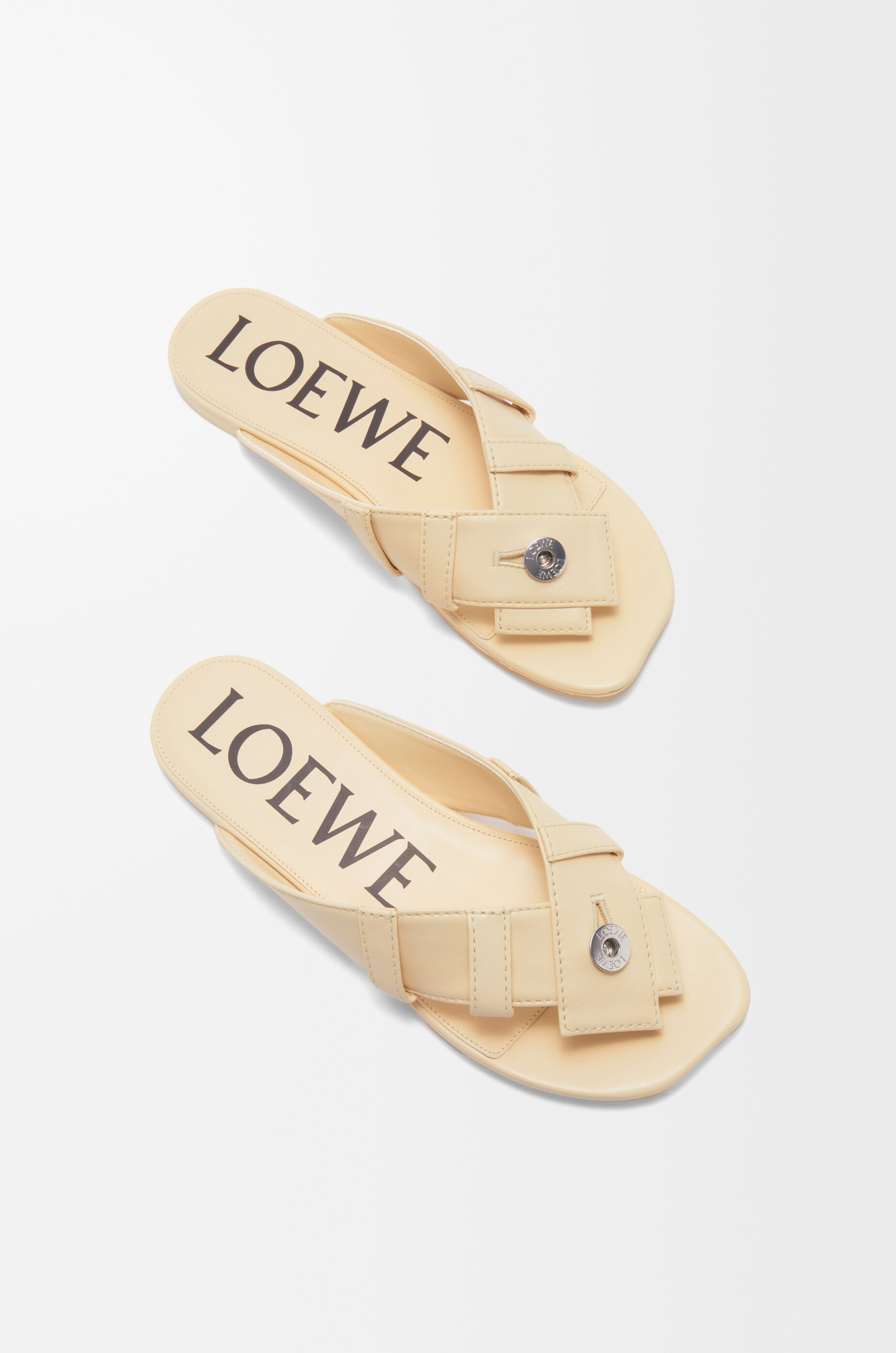 ロエベ トイパンタパンプ Toy Panta ankle bootie in nappa lambskin Beige - LOEWE