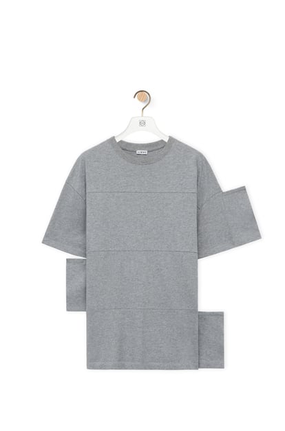 LOEWE Loose fit T-shirt in cotton Grey Melange plp_rd
