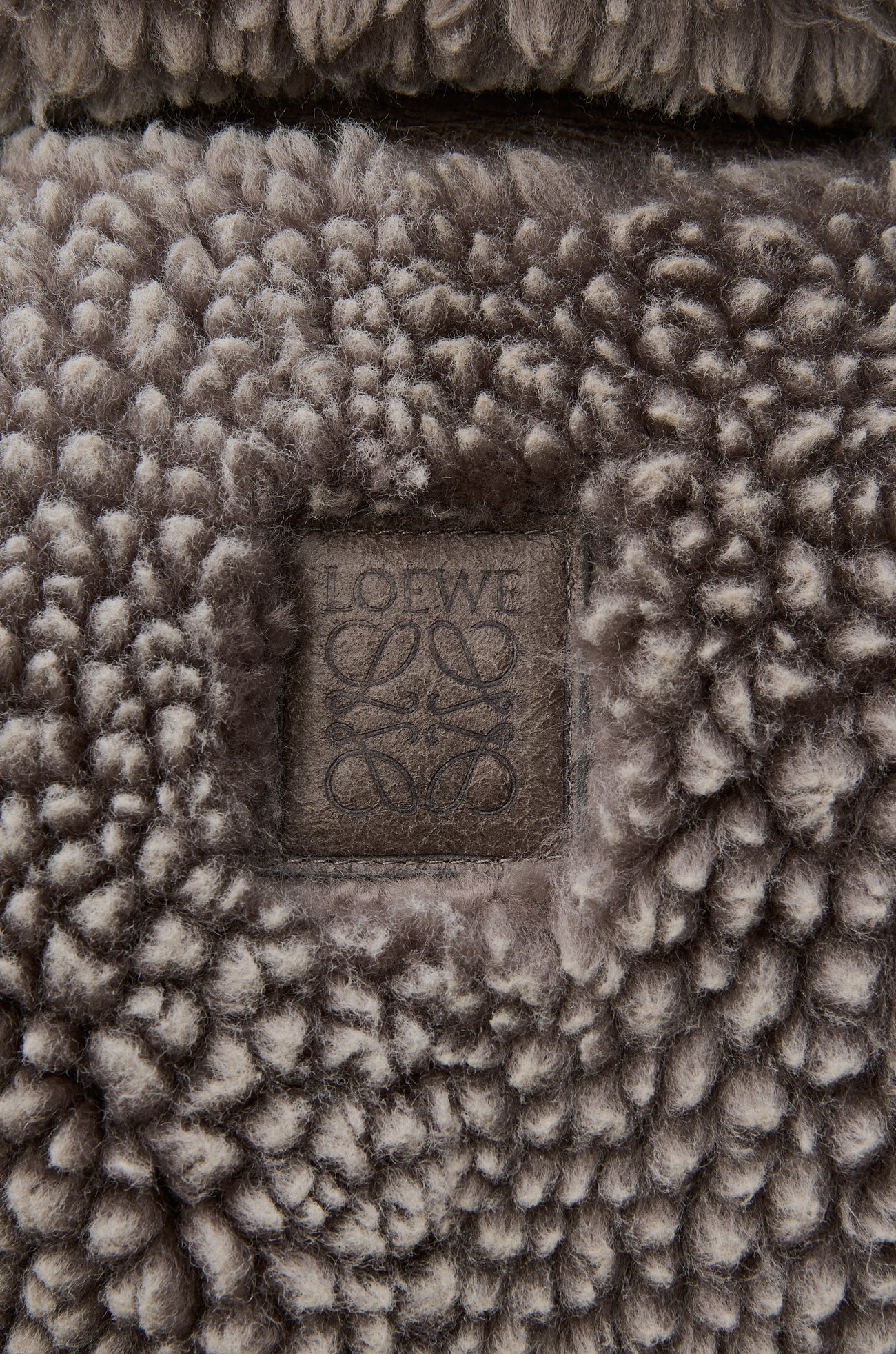 LOEWE Jacket in shearling Grey
