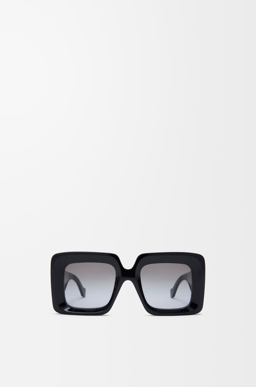 LOEWE Gafas de sol Beveled Square Maxi Anagram Negro