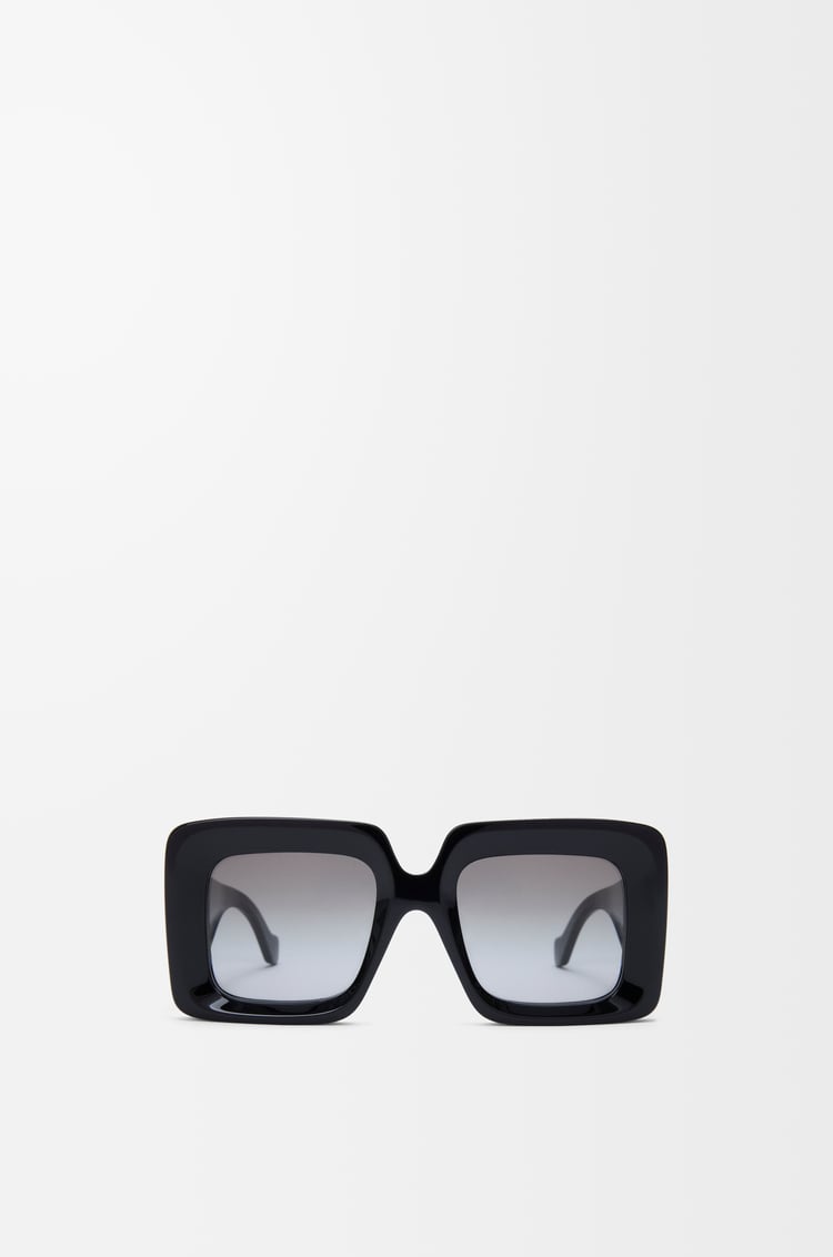 LOEWE 斜面方形 Maxi Anagram 太陽眼鏡 黑色